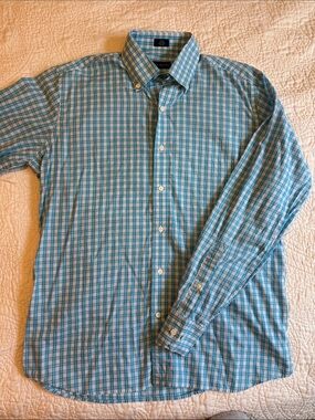 Peter Millar Men's Tides Regular Fit Tattersall Check Shirt